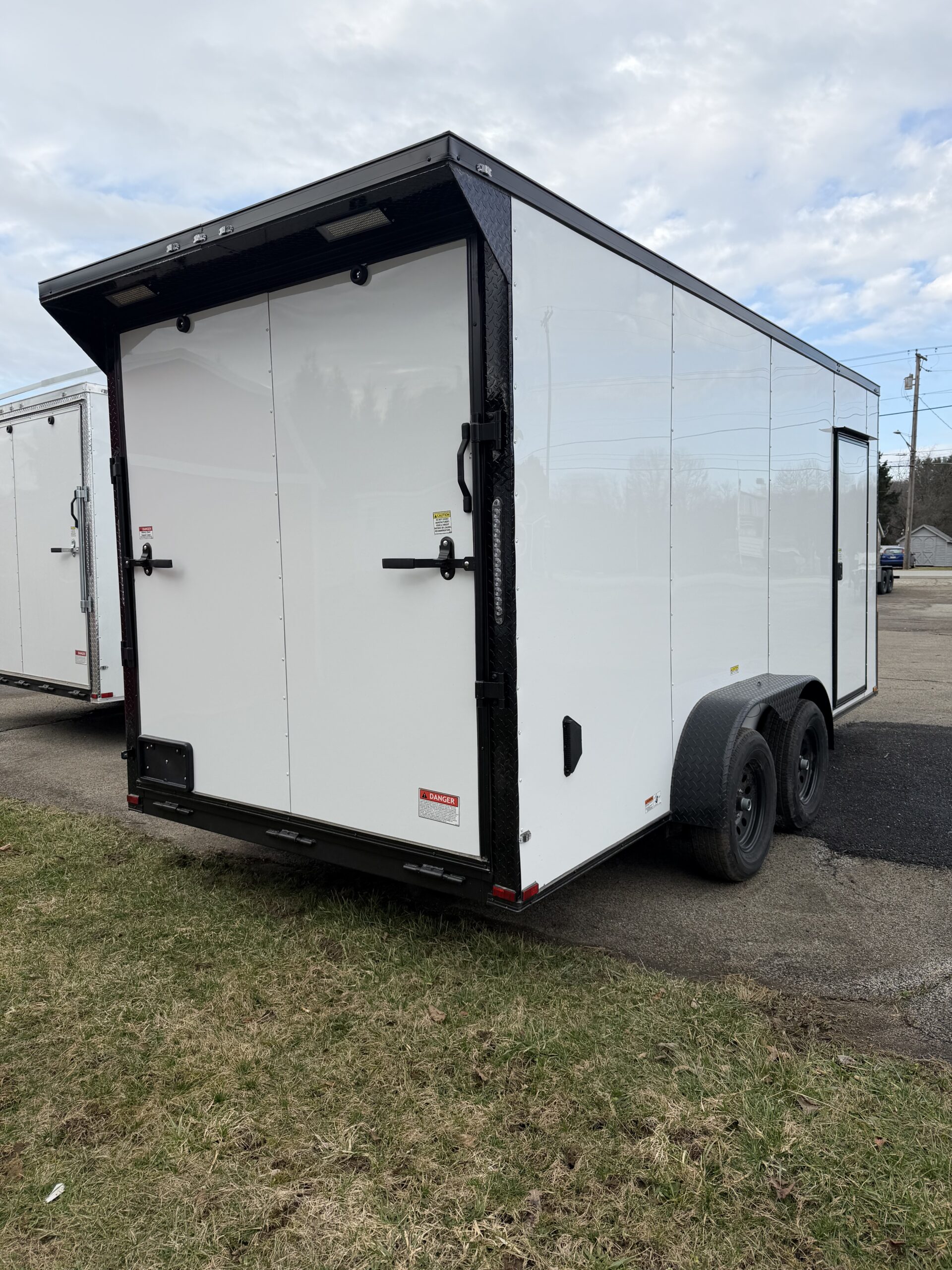 7x16 Enclosed Trailer $684 Down & $417 a/mo. - Image 4