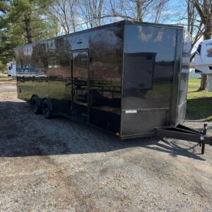 8.5X24 Black Enclosed Trailer