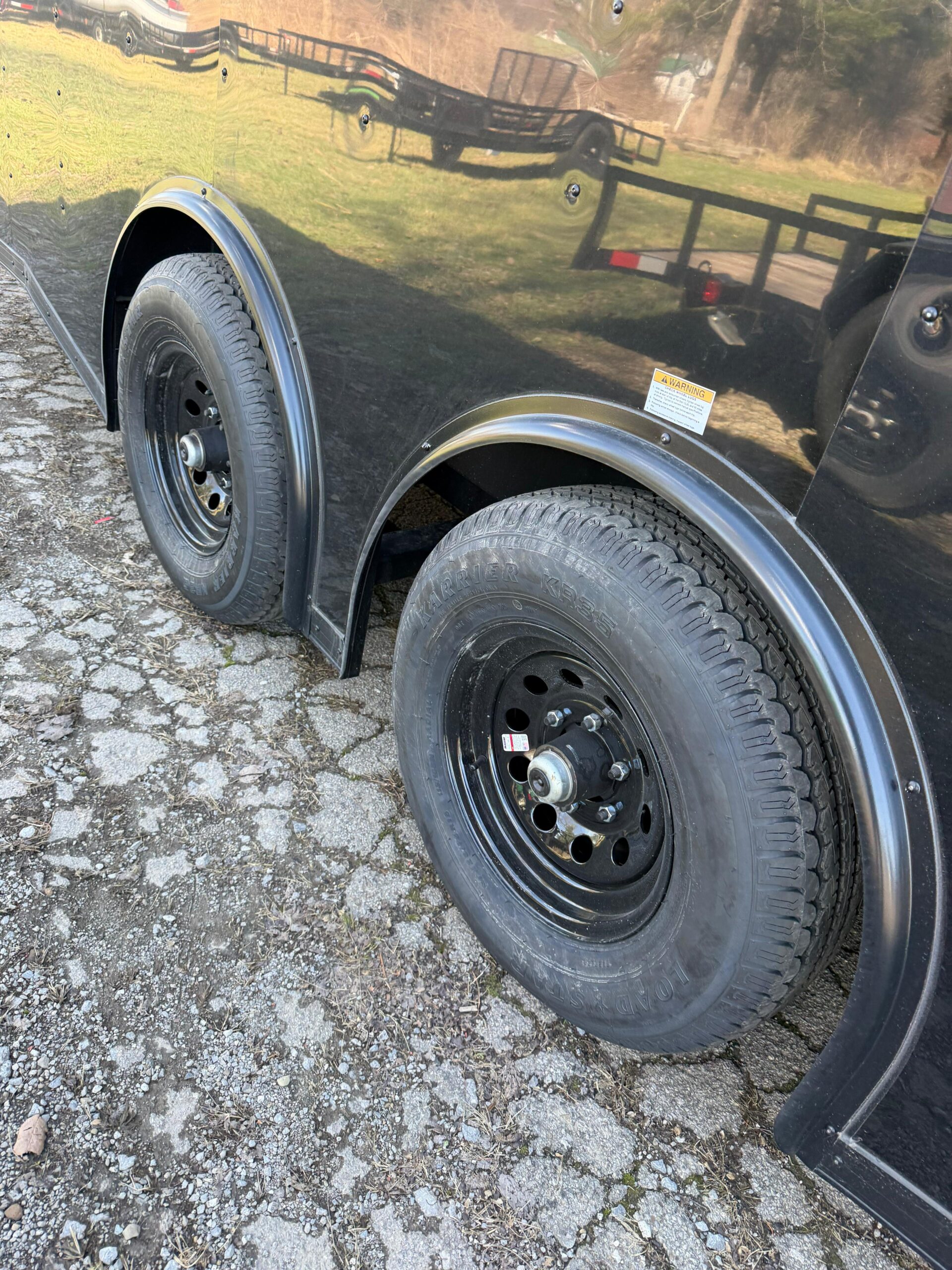 8.5X24 Black Enclosed Trailer - Image 8