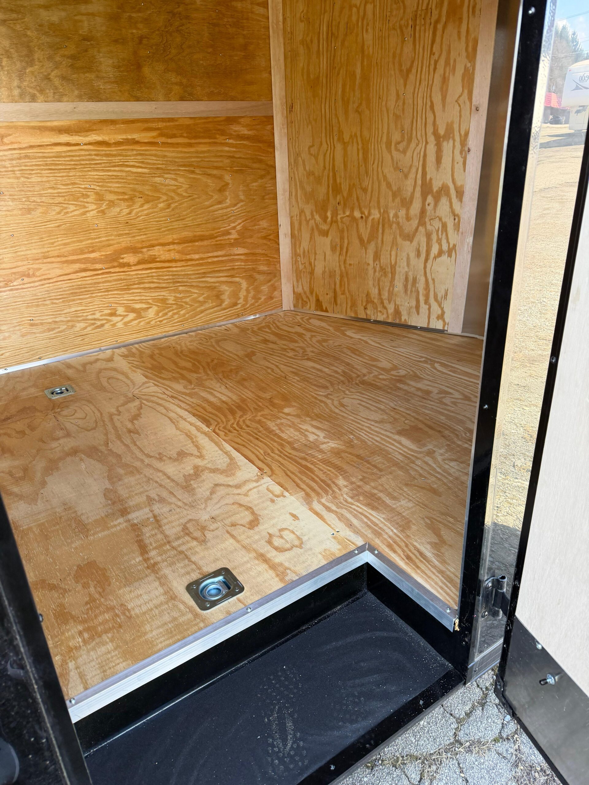 8.5X24 Black Enclosed Trailer - Image 6
