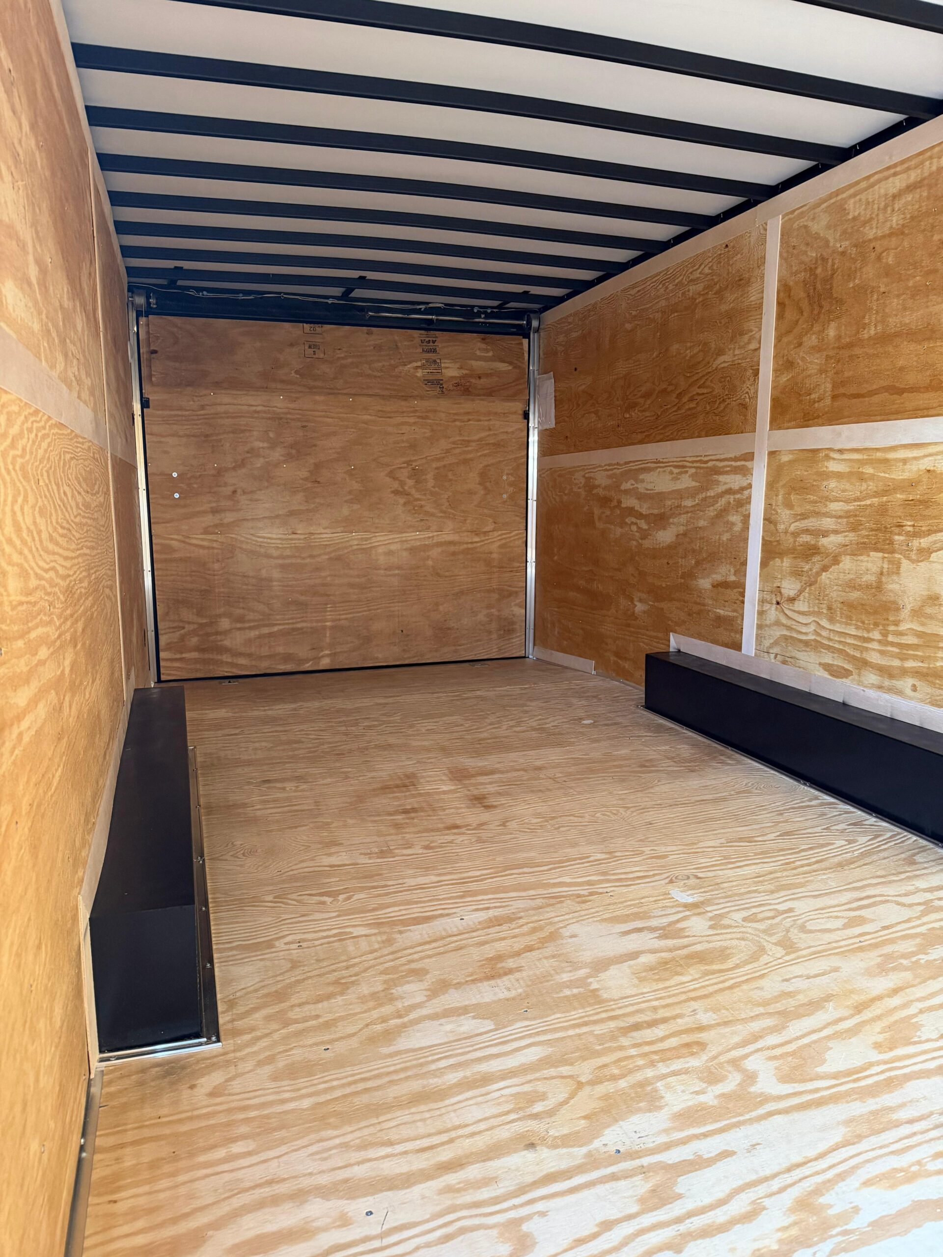 8.5X24 Black Enclosed Trailer - Image 10