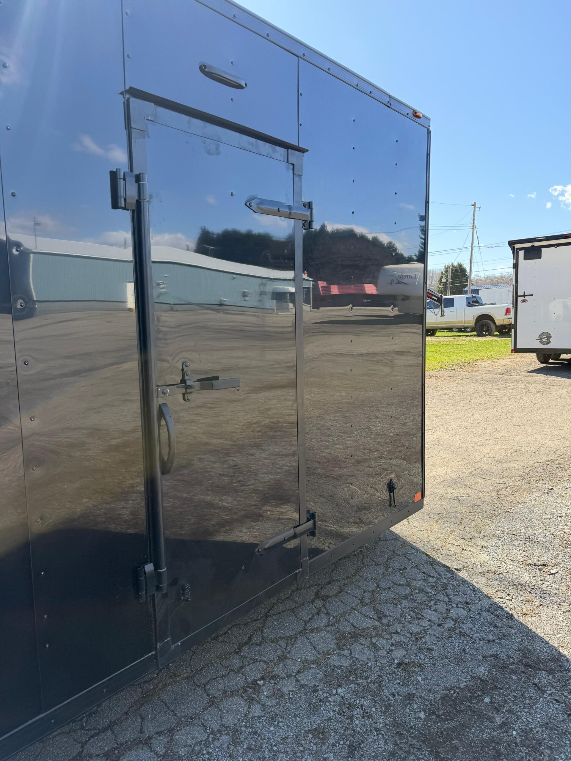 8.5X24 Black Enclosed Trailer - Image 4
