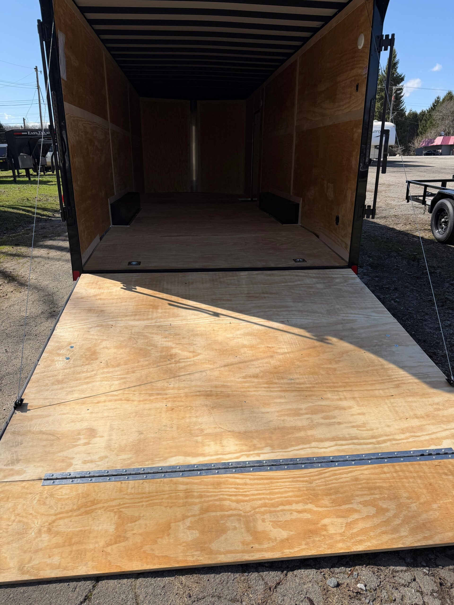 8.5X24 Black Enclosed Trailer - Image 3