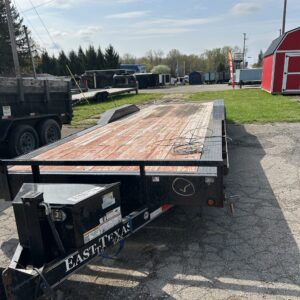 8x24 black Tilt Equipment Trailer