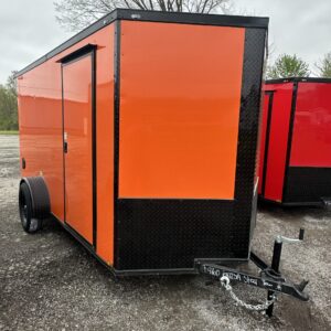 6X12 ORANGE Enclosed Cargo