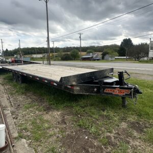 102X24 BLACK Tilt Equipment Trailer