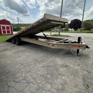 8X24 TAN WITH WINCH PLATE Deck-Over