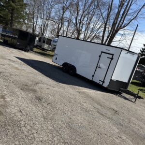 7x16 CHARCOAL Enclosed Cargo