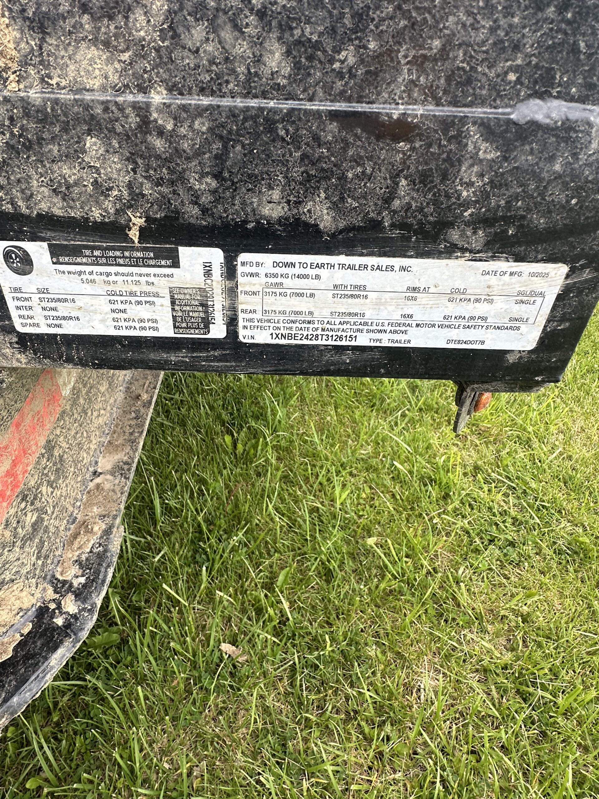 2026 DOWN TO EARTH Tilt Equipment Trailer - Photo 4