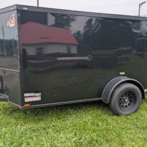 5 X 10 BLACK QUALITY CARGO ENCLOSED