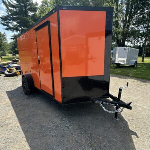 6 X 12 Enclosed Cargo-Orange