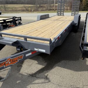 24 FT EQUIPMENT TRAILER-GREY