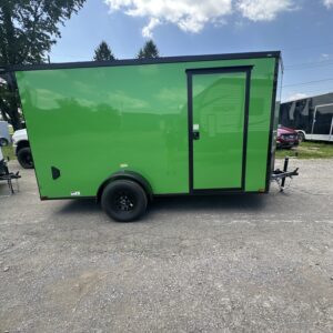 6 x 12 Enclosed Cargo-Neon Green